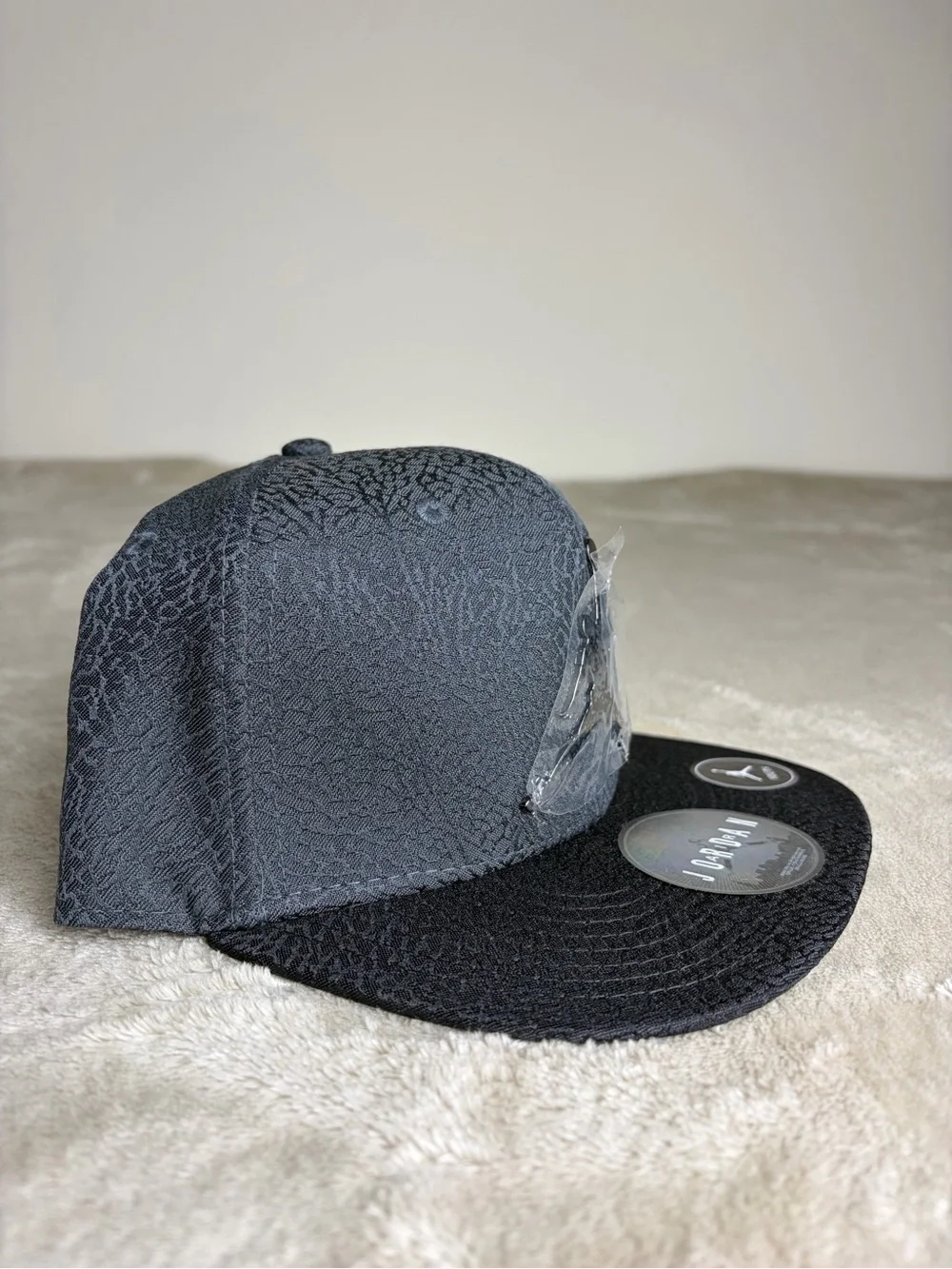 Jordan Jumpman Elephant Print Boys Youth Snapback Hat Dark Gray